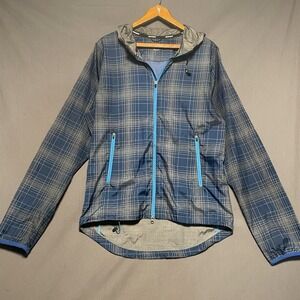 Nike Dri Fit Phenom Vapor Light Weight Running Jacket Women's Small Blue Zip Up